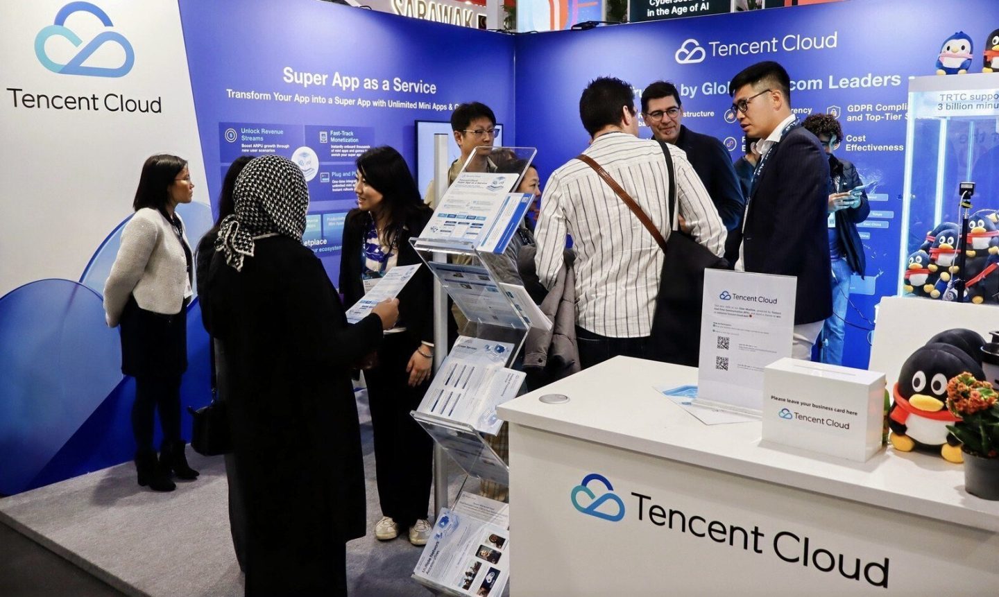 Tencent Cloud showcases super app solution at MWC 2025
